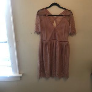 Light Pink Lace Dress
